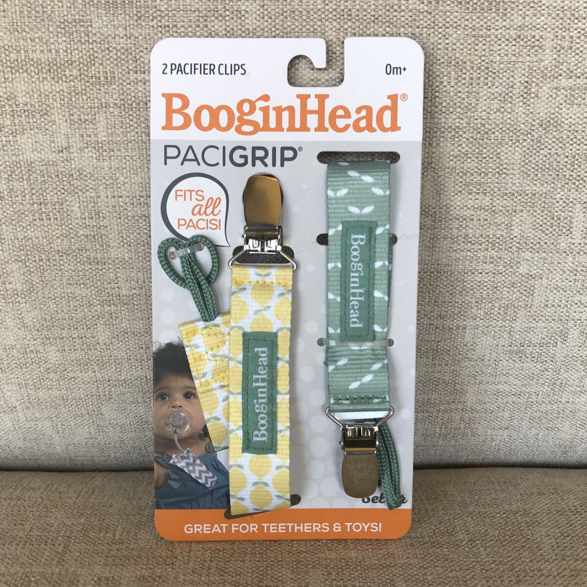 Booginhead Pacigrip – Safe & Stylish Pacifier Clips for Babies