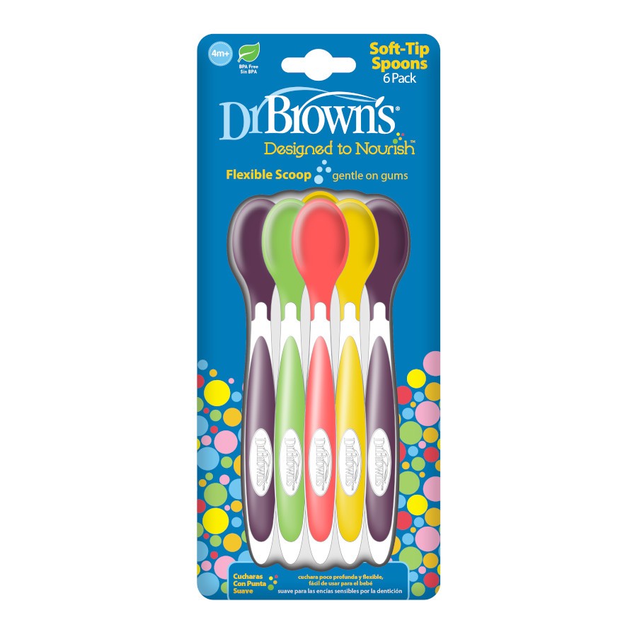 Dr. Brown’s Soft-Ttip Spoons – 6 Pack