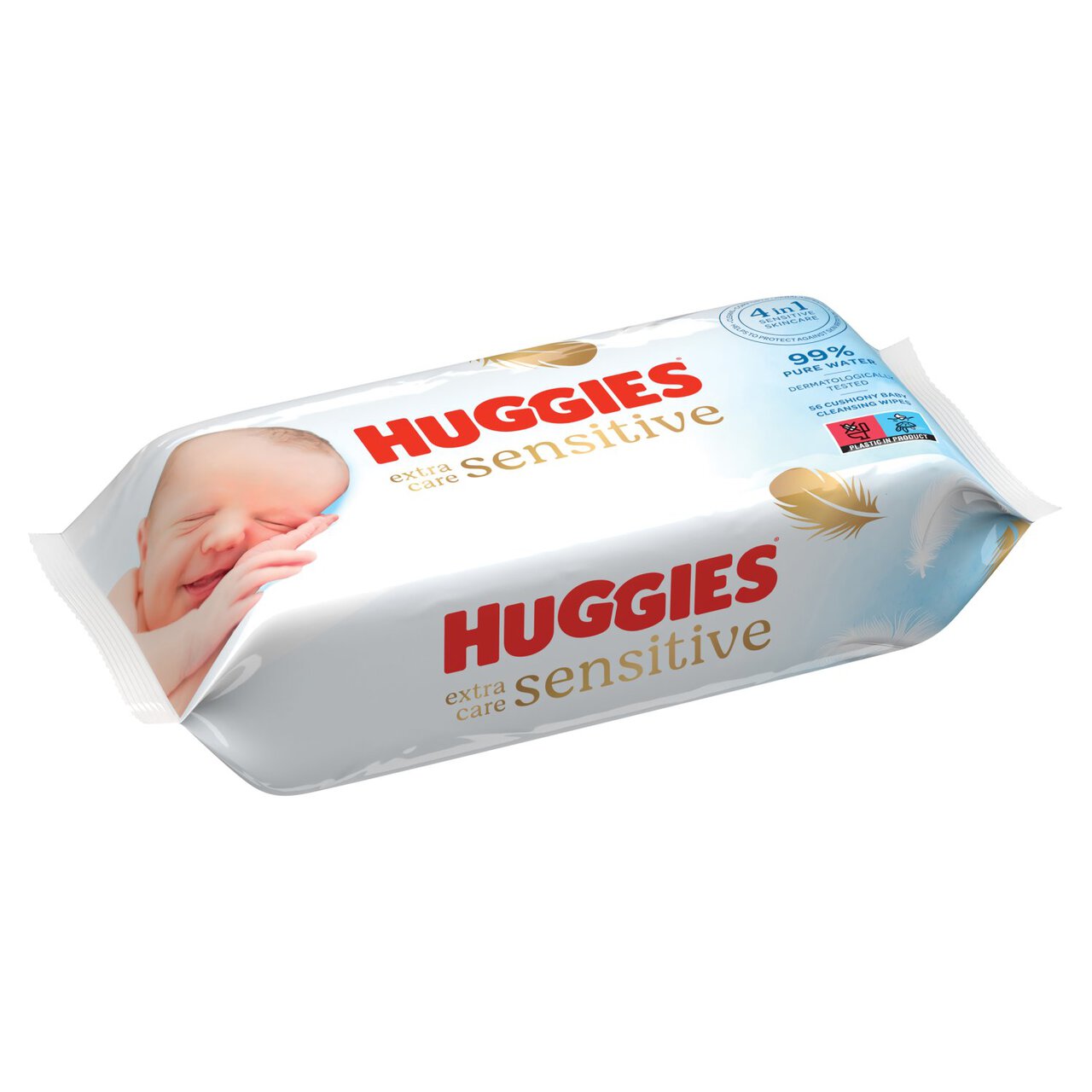 Huggies Extra Care Sensitive Baby Wipes – Thick, Hypoallergenic, Clinically Tested, Gentle on Delicate Skin