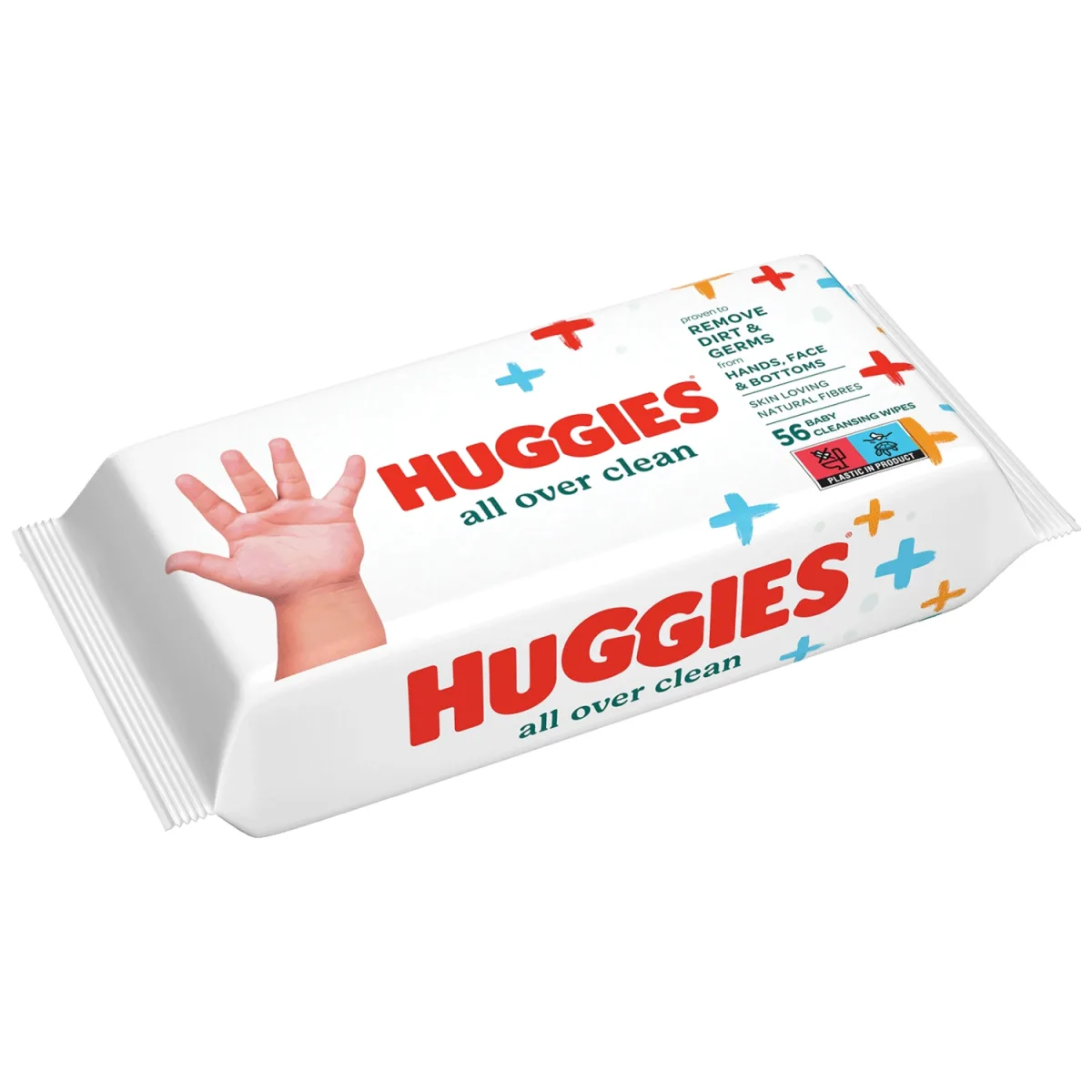 Huggies All Over Clean Baby Wipes – Gentle, Multi-Purpose, Resealable 3-Pack Refill