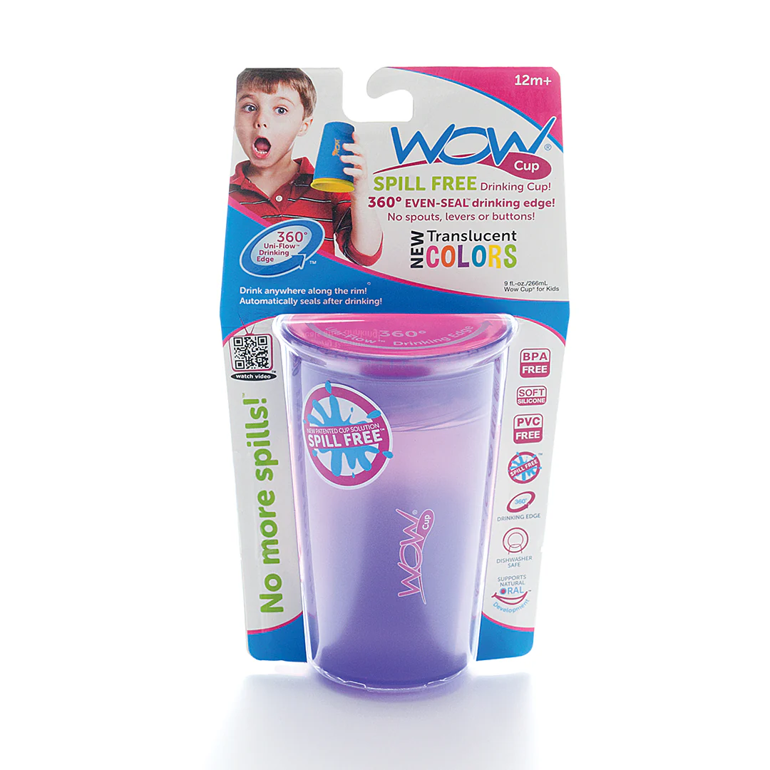 Juicy Wow Spill Free Training Cup – 360° Spill-Free Toddler Cup