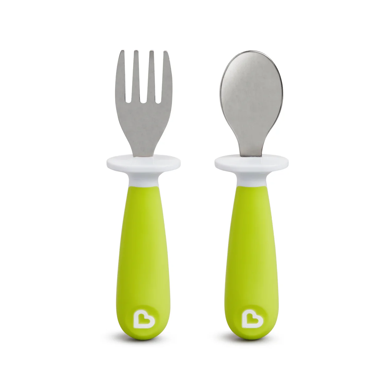 Munchkin Raise Toddler Fork & Spoon Set – Ergonomic, Tip-Guarded Utensils