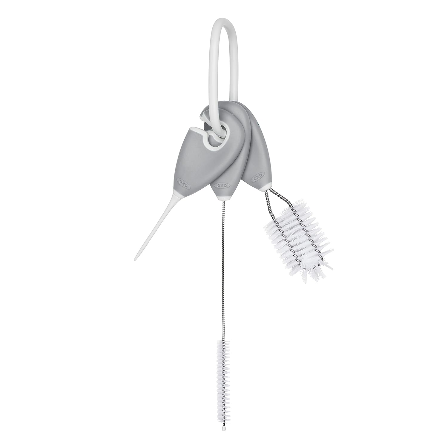 OXO Tot Cleaning Set – Bottle & Cup Brush with Drying Rack