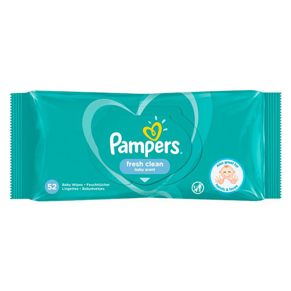 Pampers Fresh Clean Baby Wipes – Gentle, Refreshing & Safe for Sensitive Skin