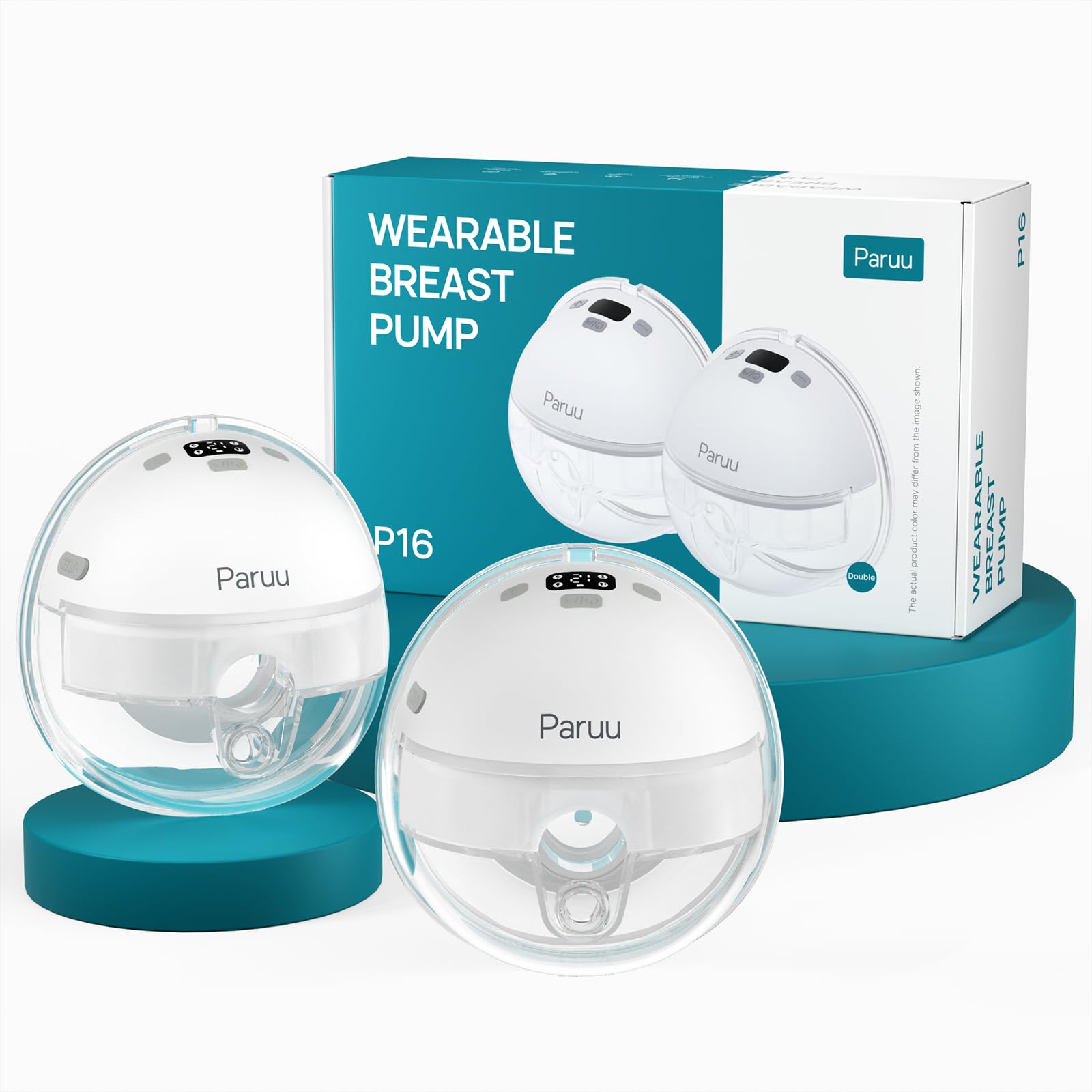 Paruu P16 Hands-Free Breast Pump – Wearable, Strong Suction & Smart Comfort (Portable Electric Pump)