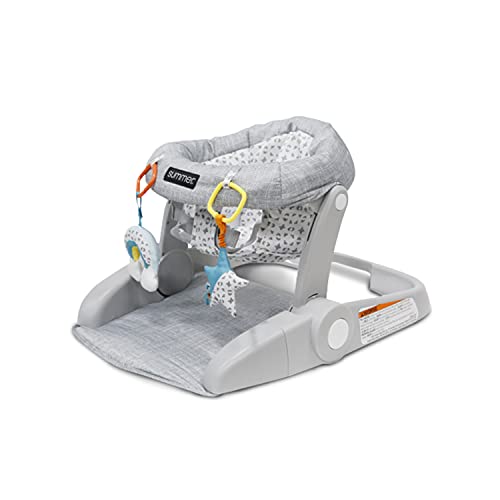 Summer Learn-to-Sit™ 2-Position Floor Seat – Supportive Baby Chair with Toys & Foldable Design