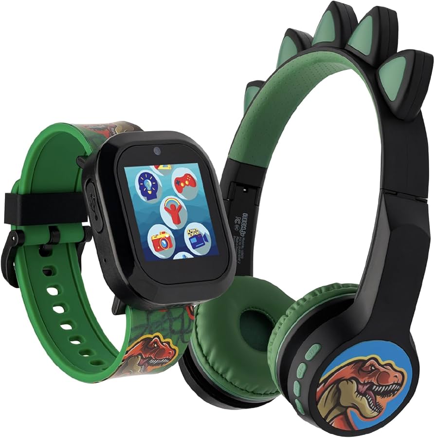 I tech Jr Kids Smart Watch with Headphones – Fun, Learning, and Safe Play