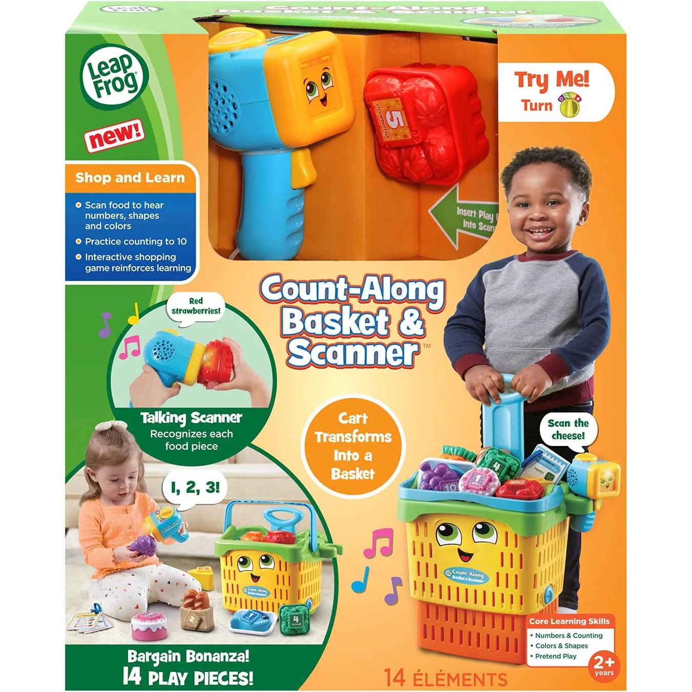 Leap Frog Count Along Basket And Scanner – Fun, Educational Pretend Play Set