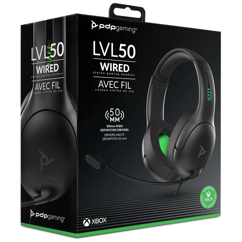 Xbox Pad Gaming LVL50 Wired – Precision Gaming Headset for PC & Console