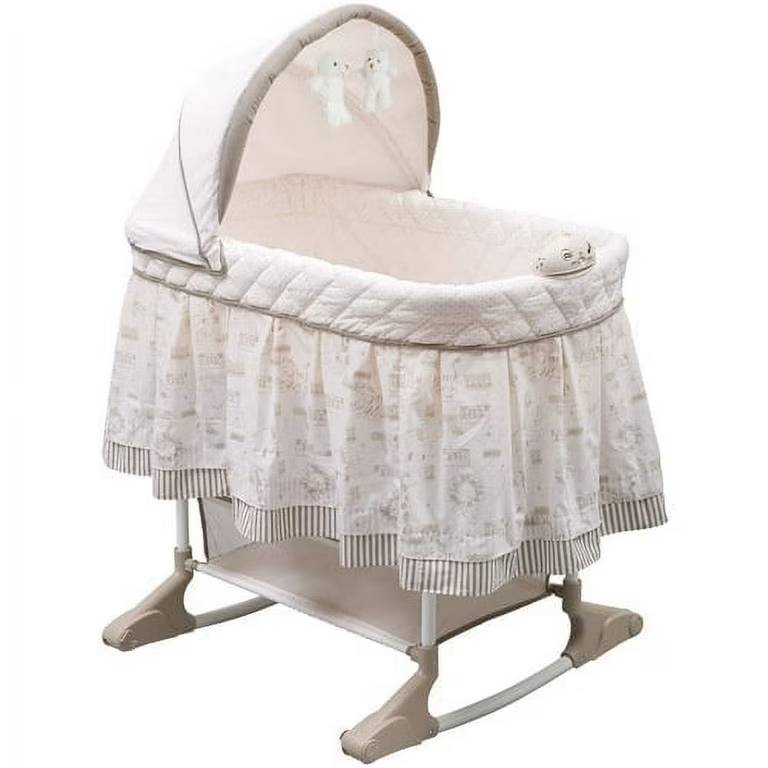 Delta Children Sweet Beginning Bassinet – Safe & Cozy Sleep for Newborns