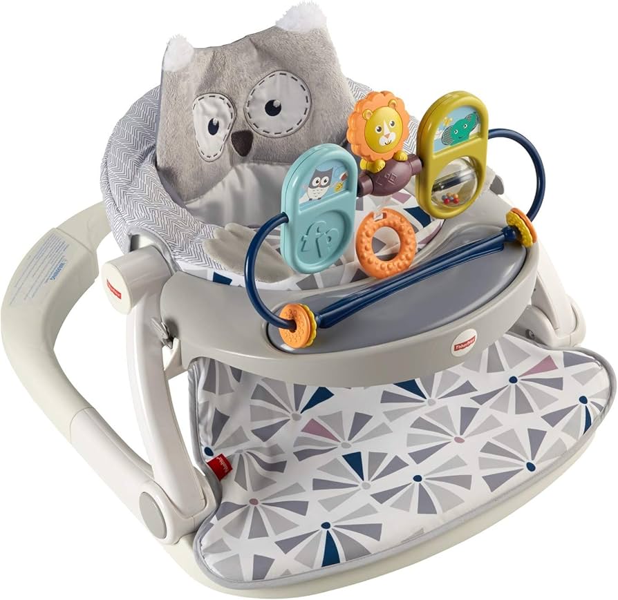 Fisher-Price Premium Sit-Me-Up Floor Seat – Portable Comfort & Interactive Play