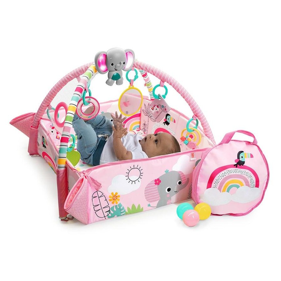 Bright Starts Rainbow Tropics – 5-in-1 Your Way Ball Play Activity Gym & Ball Pit