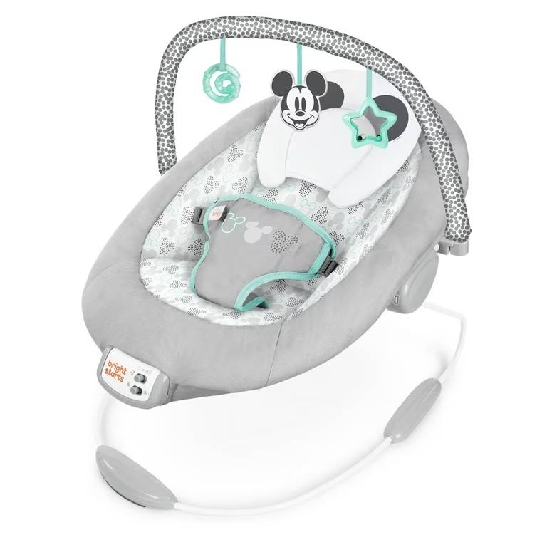 Mickey Mouse Cloudscapes Bouncer – Disney Baby Comfort Seat with Music & Vibration