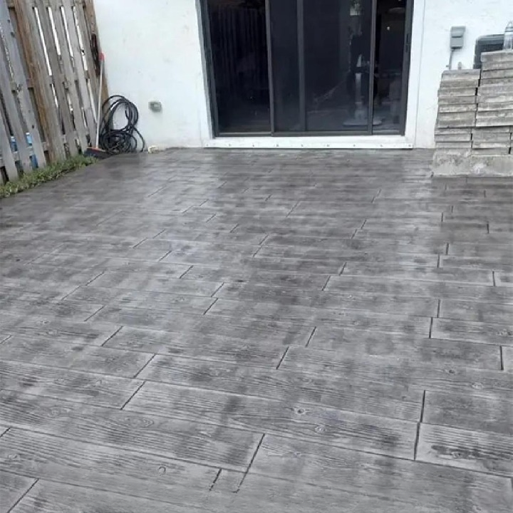 Collcrete - Wood Textured Concrete Floor