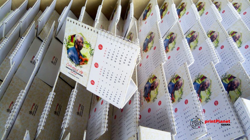 Print Planet Ghana | Customized Table-Top Calendar Printing