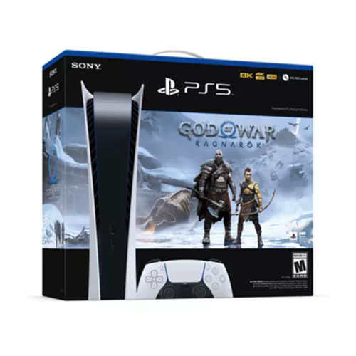 New Sony PlayStation 5 Console Digital Edition God of War Ragnarok Bundle – Next-Gen Gaming Power
