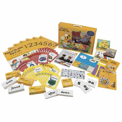Jolly Phonics Starter Kit Extended – Complete Phonics Teaching Set with Readers and Songs