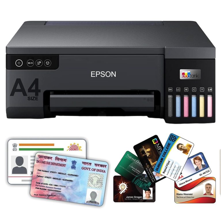Epson EcoTank L8050 A4 Wi-Fi Photo Color Printer – High Volume, Ultra-Low Cost Photo Printing