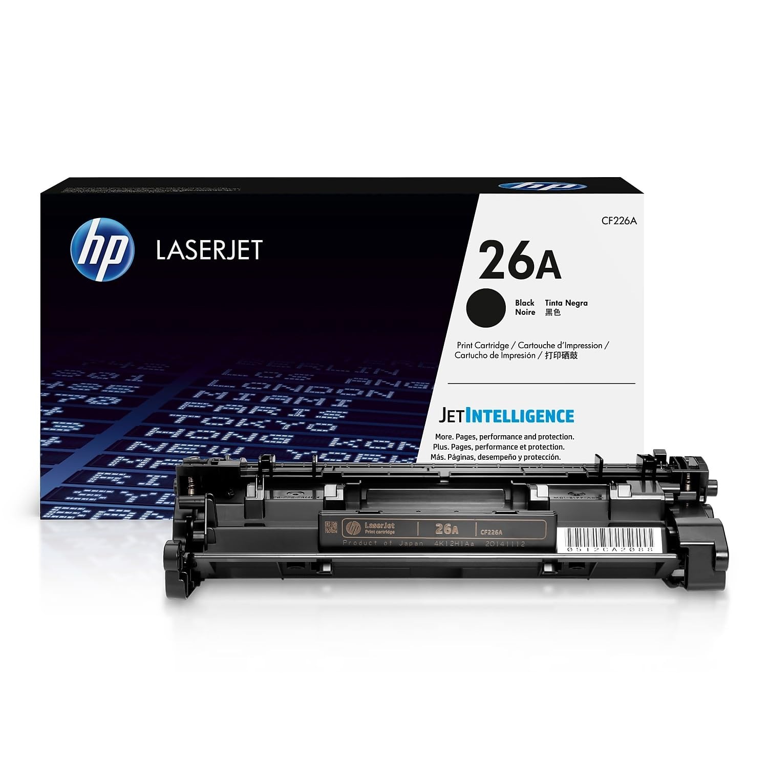 HP 26A Black Original LaserJet Toner Cartridge – CF226A