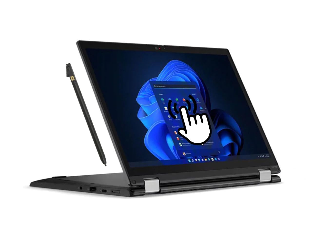 Lenovo ThinkPad Yoga L13 Gen 4 – 13.3″ FHD X360 Convertible 2-in-1 Touchscreen Laptop | Intel Core i5-1335U, 16GB DDR5, 256GB PCIe Gen4 SSD, Backlit Keyboard, Fingerprint Reader, Windows 11 Pro, Stylus Pen Included