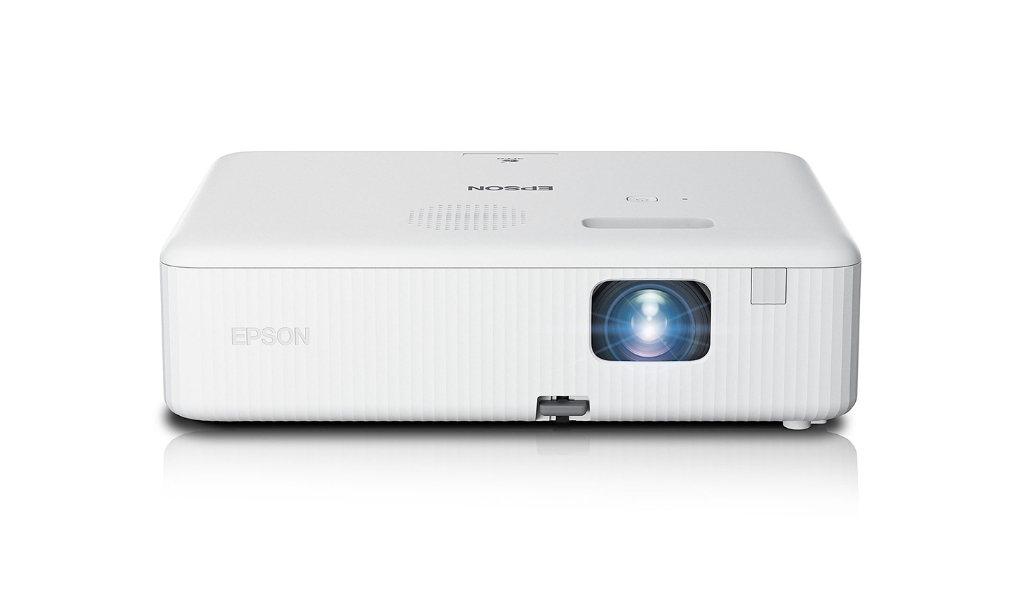 Epson EpiqVision Flex CO-W01 Portable Projector – WXGA, 3LCD Technology, 3,000 Lumens, HDMI, Up to 320″ Display