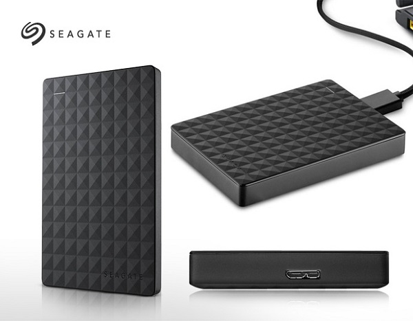 Seagate USB 3.0 Hard Disk Drive Enclosure Case – 2.5″ Portable External HDD Casing – Black