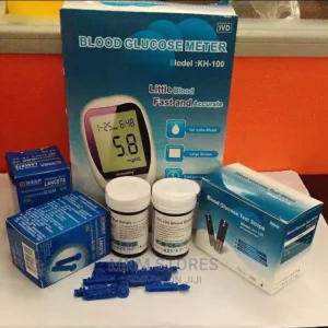 Cofoe Glucometer Kit - Blood Glucose Monitor with Strips & Lancets