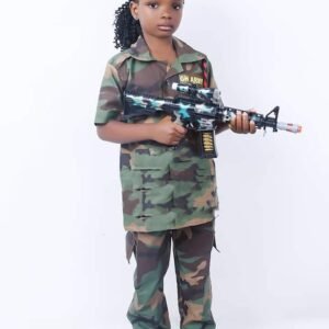 Career Day Military Uniform Costume for Kids - Role Play Dress-Up