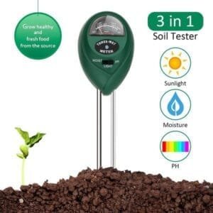 3-in-1 Soil pH Tester - Moisture, Light & pH Meter