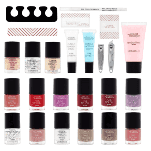 The Color Workshop Home Salon Nail Case - 26 Piece Manicure Set