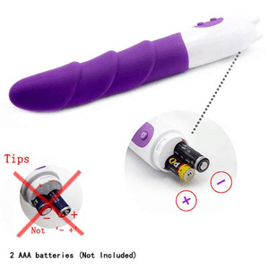 G-Spot Vibrator - 10-Speed Mute Massager, Purple & Pink
