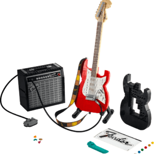 LEGO® Ideas Fender Stratocaster Guitar & Amp - Collectible Model for Adults