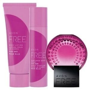 Avon Free for Her Gift Set (EDP, Body Lotion & Body Spray)