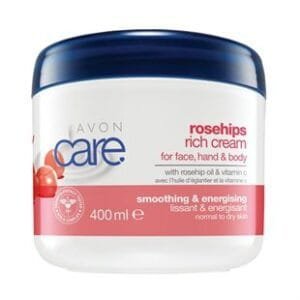 Avon Care Rosehips Cream - Smoothing & Energizing, 400ml