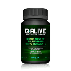 Q Alive Men's Testosterone Booster - For Strength & Energy