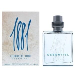 Cerruti 1881 Essentiel Eau de Toilette - Refreshing Citrus Aroma, 100ml