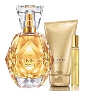 Avon Femme Icon Gift Set - EDP, Purse Spray & Body Lotion