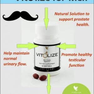 Forever Vitolize for Men - Prostate Support & Male Vitality Supplement