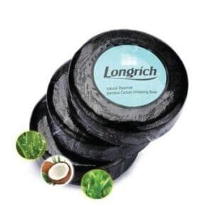 Longrich Bamboo Charcoal Soap - Deep Pore Cleansing & Moisturizing