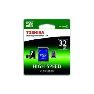 Toshiba 32GB MicroSD Card with Adapter - High-Speed Storage