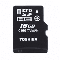 Toshiba M203 Micro SD Memory Card - 16GB, Class 4