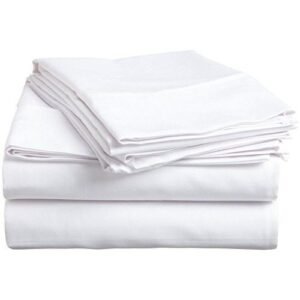 White Hospital Cotton Bed Sheet - Single & Double Size