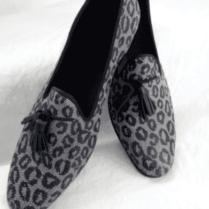 Spotted Ash Pattern Handmade Shoes (Ghanaian Made)