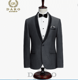 DARO Grey Tuxedo - Premium, Classic, Affordable Luxury for Men