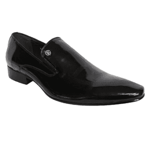 Blusaki Executive Black Mirror Leather Shoe