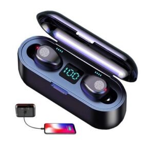 Bluetooth 5.0 Wireless Earphones with 2200mAh Charging Case