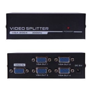 4-Port VGA Splitter - Multi-Display Adapter