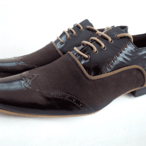 Coffee Brown Handmade Shoes with Jute Mat - Proudly Ghanaian
