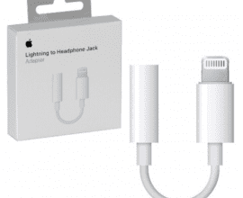 Original iPhone Lightning to 3.5mm Jack Adapter - 8-Pin, Compact
