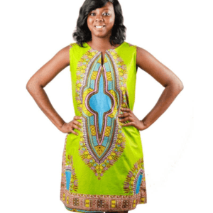 Dashiki Angelina Knee-Length Dress (LWPXDS002-083A)